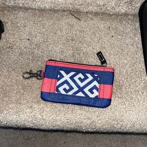 SCOUT Kate Wristlet Lightweight Water-Resistant Pouch in Navy Multi Floral